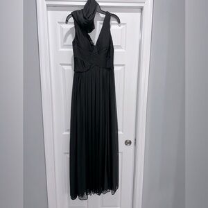 Black floor length formal dress